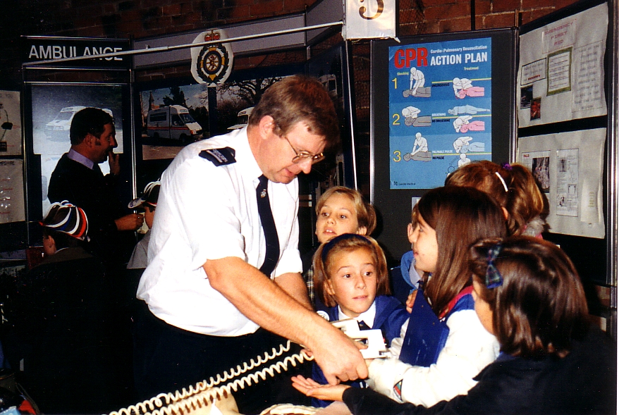 Andy trying to electrocute the kids !!!