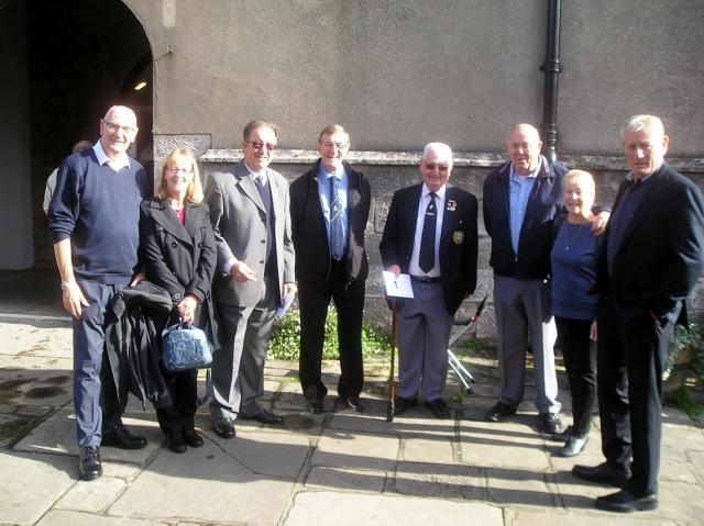 Colleagues and Friends gather at St Thomas Church, Lymington.