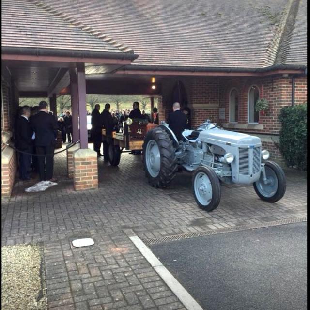 The Coffin Arrives.