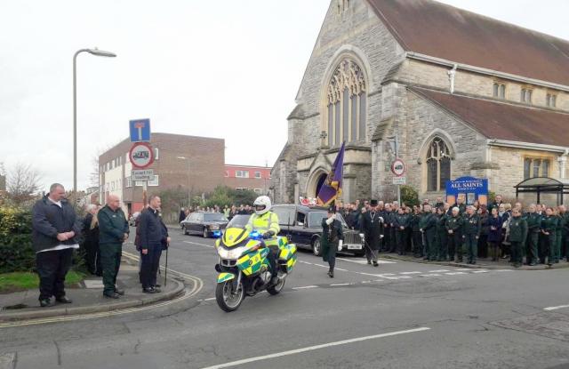 Ambulance Service Colleagues Pay their Respects.