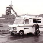 Whats Don Cook doing cleaning that welsh ambulance?. Reg 1978.