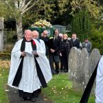 Arriving at the Church.