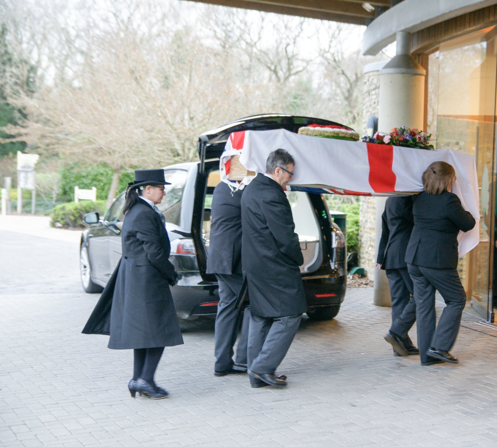 Entering the Chapel.