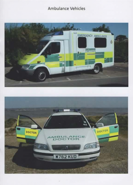 Ambulance Vehicles.
