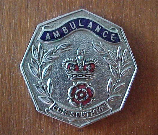 Original Hampshire County Ambulance Service Cap Badge 1948 - 1974.