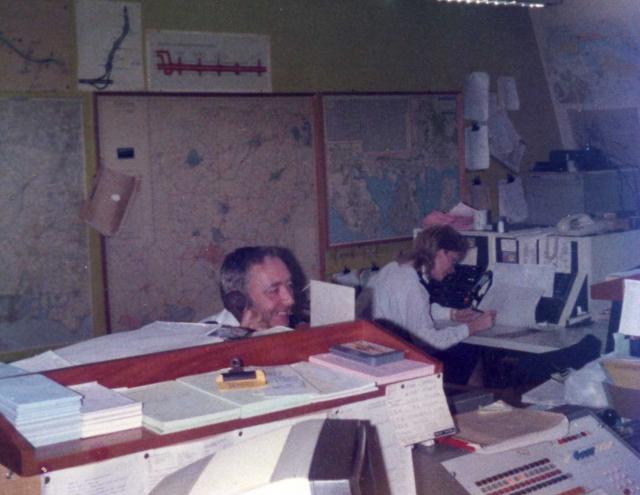 Control officer John Gilks & Radio Operator Carone Mitchell.