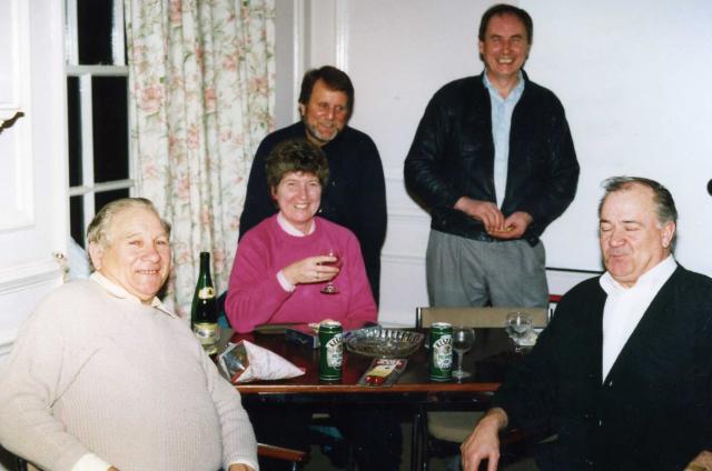 John Crow,  Allan Bourne, Derek Barney & Mel Benham.