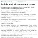 Emergency Crews Shot At.