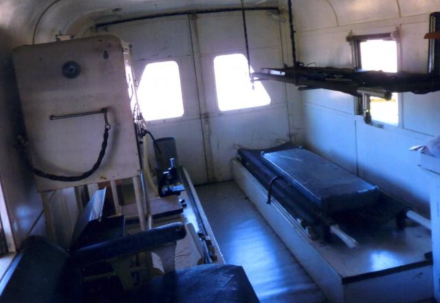 Australian outback Rail Ambulance interior