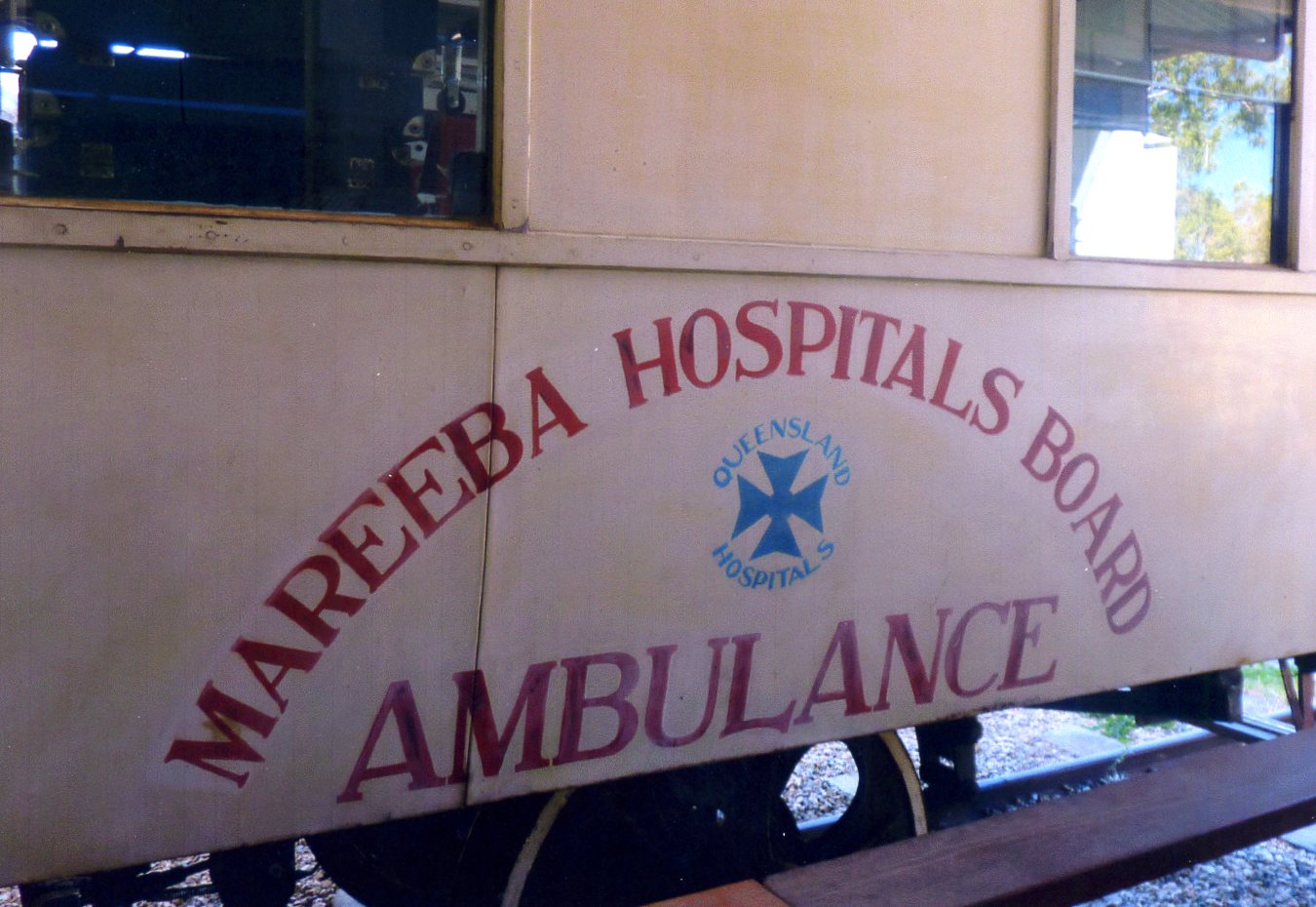 Australian outback Rail Ambulance