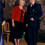 Graham Alland with Mary Fagan. Her Majesty's Lord-Lieutenant of Hampshire.
