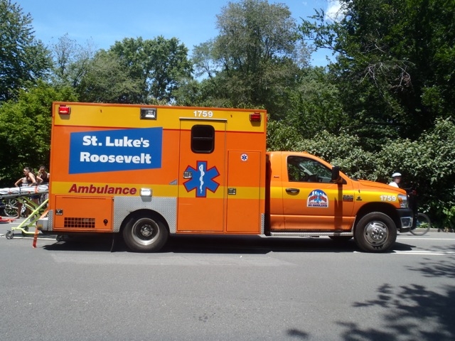 St Luke's Roosevelt Ambulance.