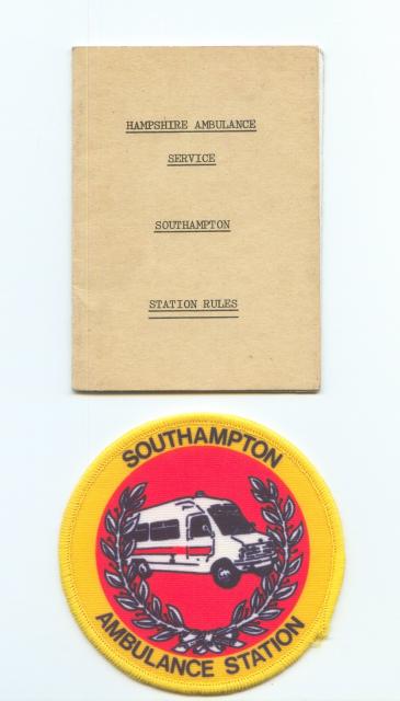 Southampton Ambulance Station Rules.