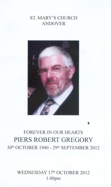Piers Robert Gregory.