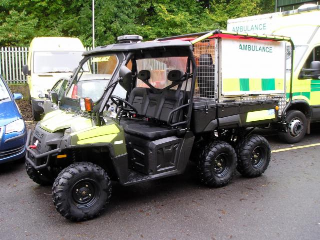 Hazardous Area Response Team Off-Road Vehicle.