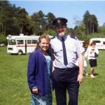 Mike 'Lofty' Robertson with Sue Saville.