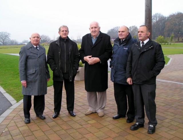 Mourners brave the cold at Wessex Vale.