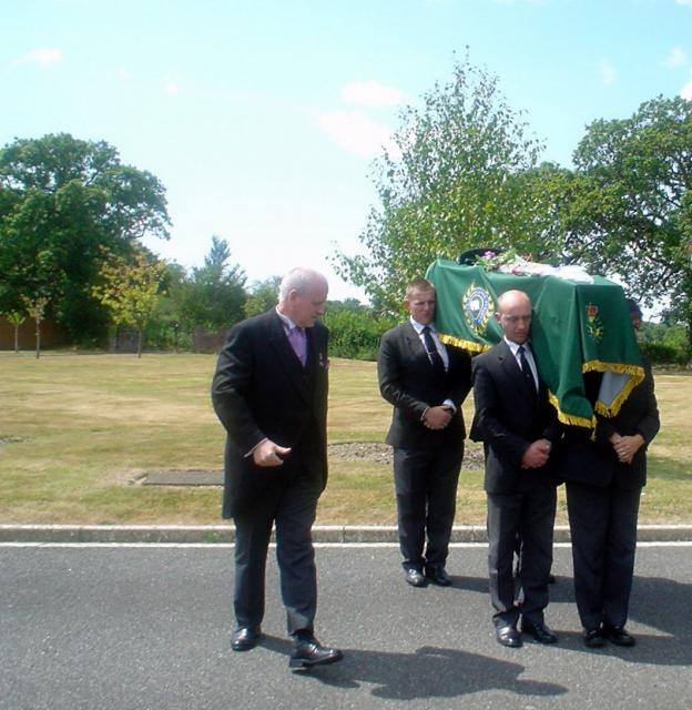 Ambulance Service Coffin Drape.