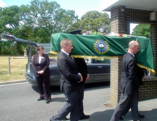 Ambulance Service Coffin Drape.