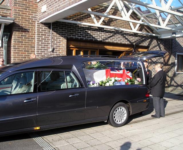 Union Flag Coffin Drape.