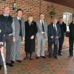 Service Colleagues gather at Basingstoke Crematorium.