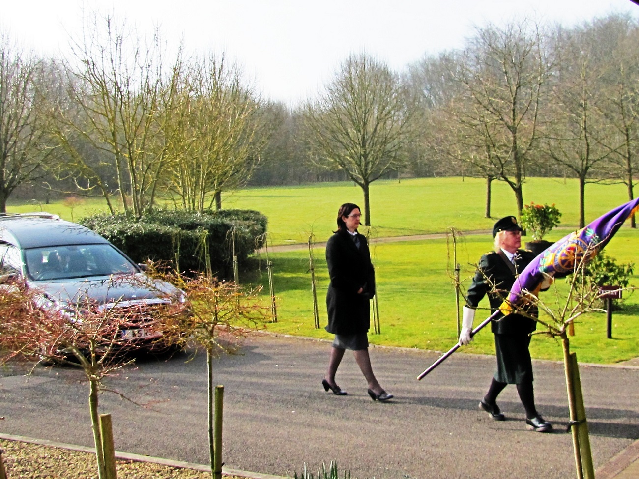 The Hearse Arrives.