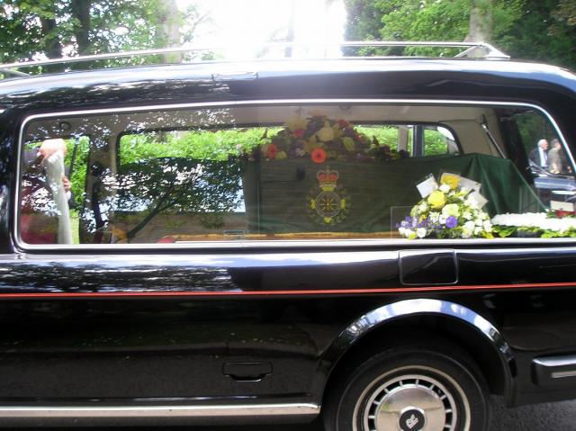 The Hearse Arrives.