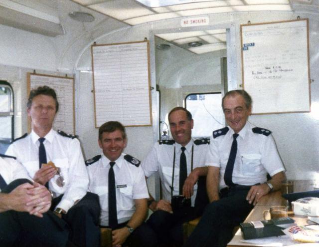 2. Officers at Farnborough Air Show.