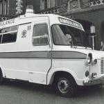 Ford Transit Hanlon Ambulance ROR 233S 'Hantsam 307'.