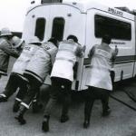 Ray Harrison & Ambulance.