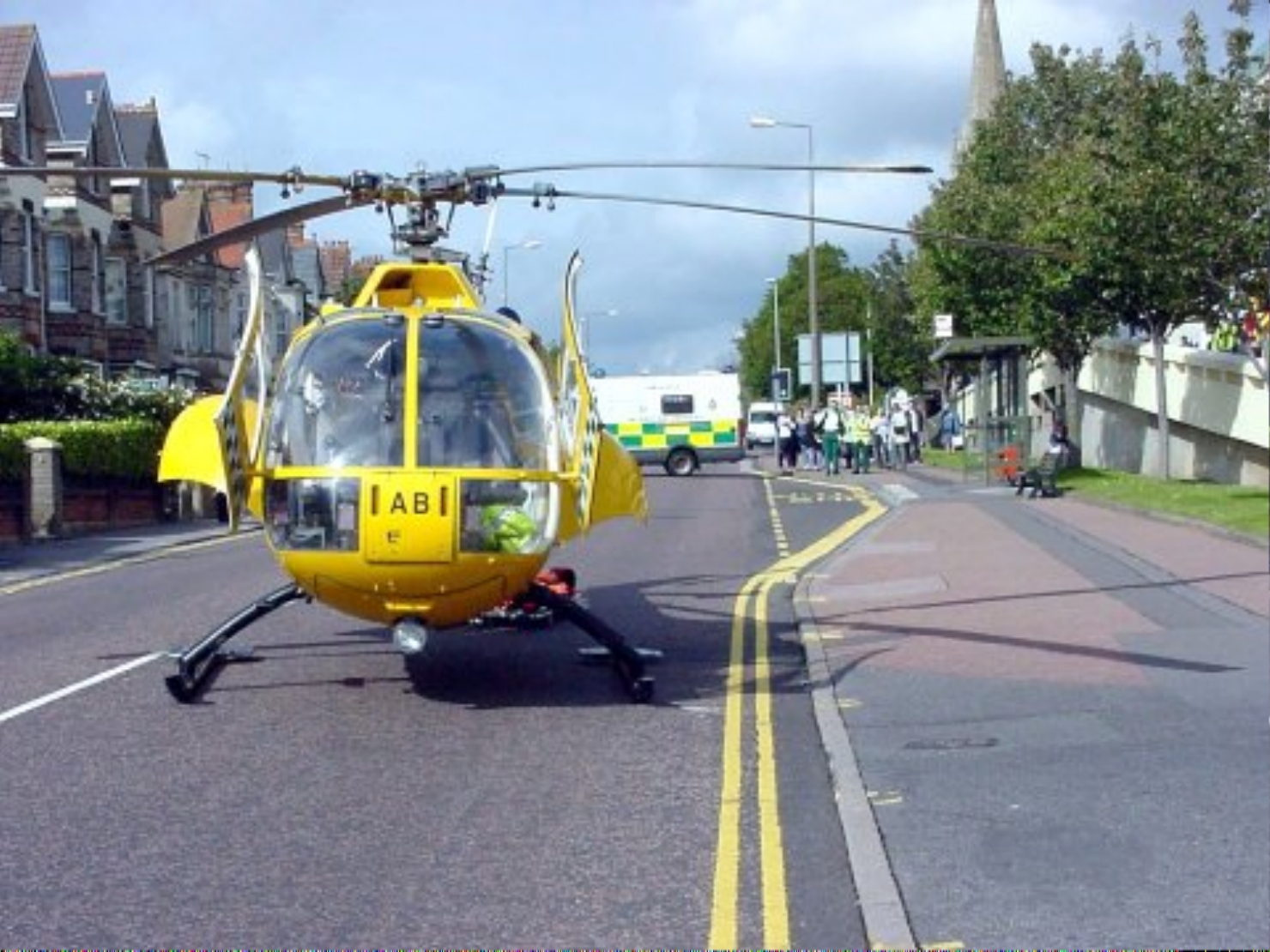 Hampshire & IOW Ambulance Helicoptor.