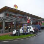 Autobahn Service Station, Hannover, Germany. Sunday October 11th 2009.