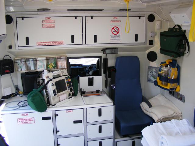 Saloon Storage and Work Station Area.