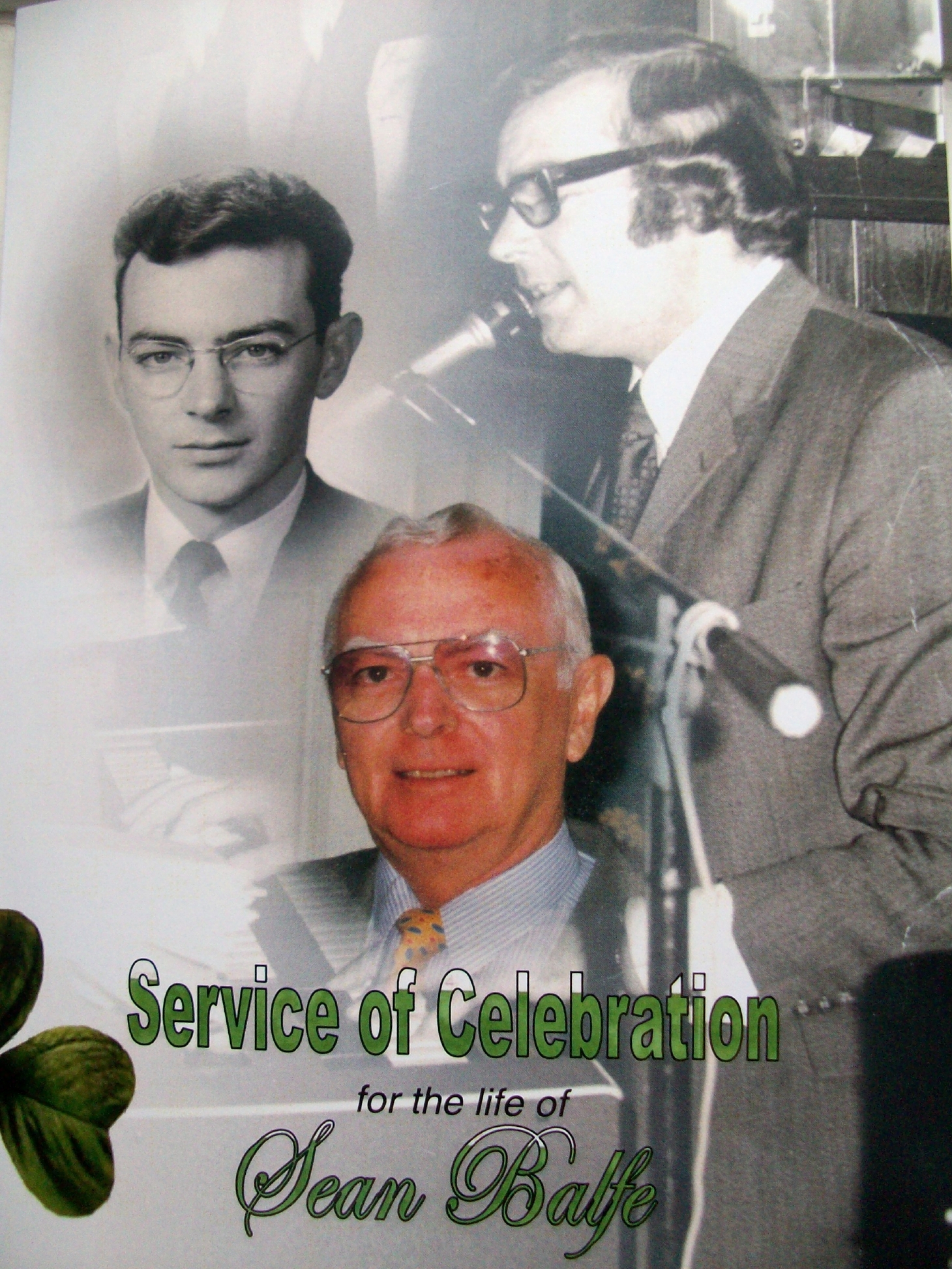 Front cover of the service book.