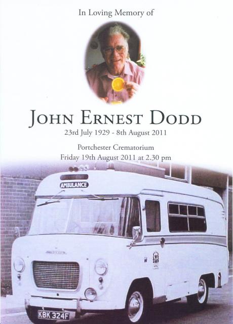 John Ernest Dodd.