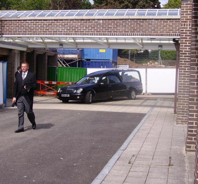 Funeral Procession Arrival.