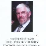 Piers Robert Gregory.