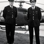 Doug Hannah and Gordon Adams at Farnborough Air Show 1970's.