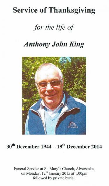 Anthony John King.