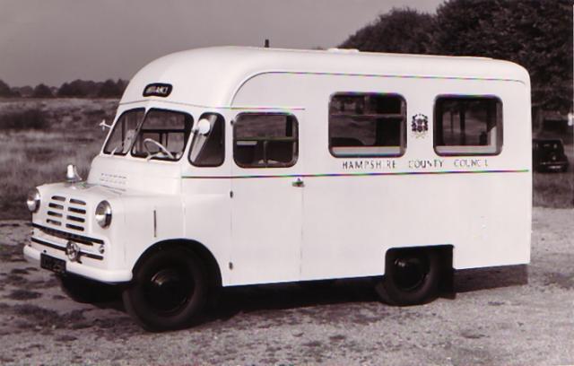 Hampshire 'Tilly' Ambulance.